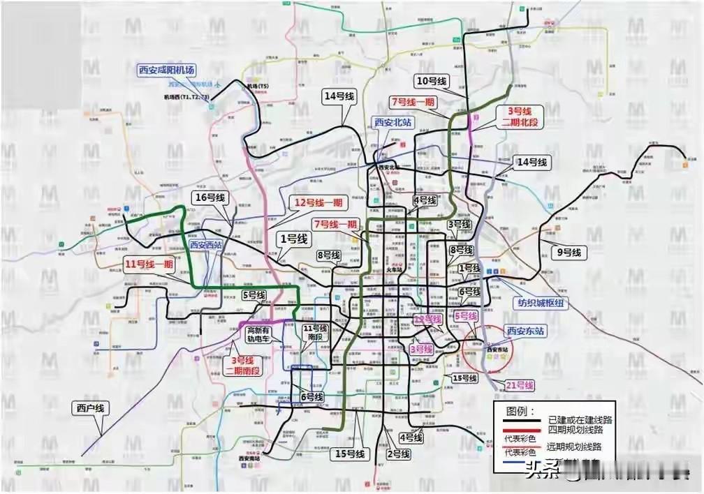 西安这三条地铁线若落地，每条都能成“流量王”！西安地铁2号线客流量一骑绝尘，