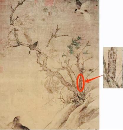 1962年，一位专家拿15倍放大镜，检查一幅2米长的无名氏古画，突然，他在画右侧