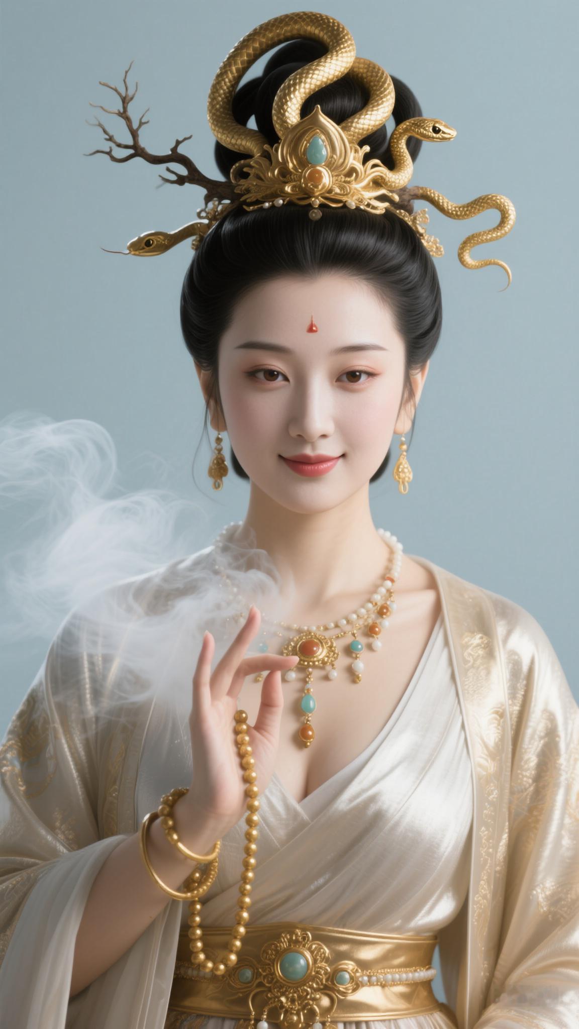 古风美女仙气飘飘古风仙女古风发型