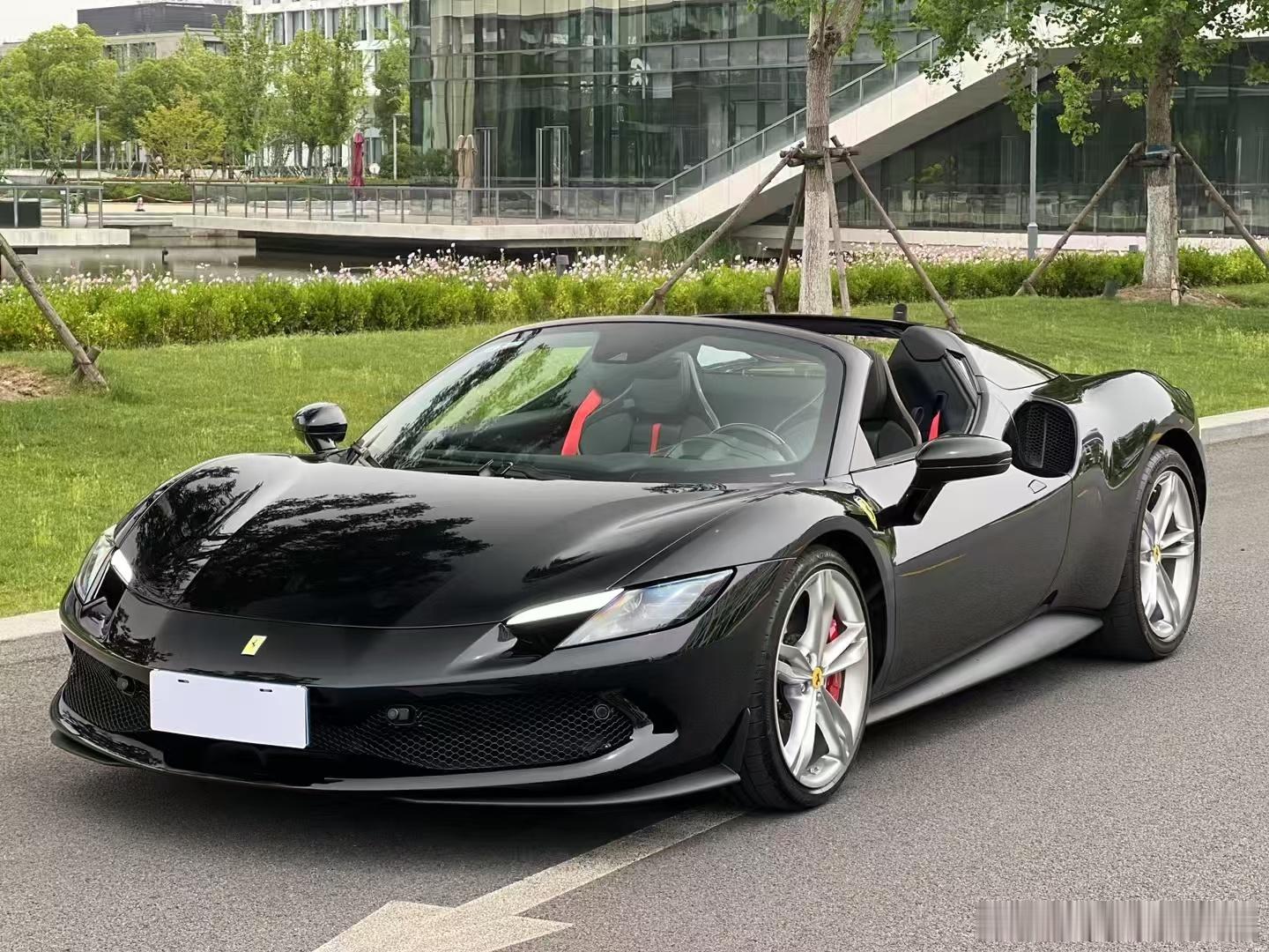 法拉利296GTS、黑武士、双拼内饰​​​