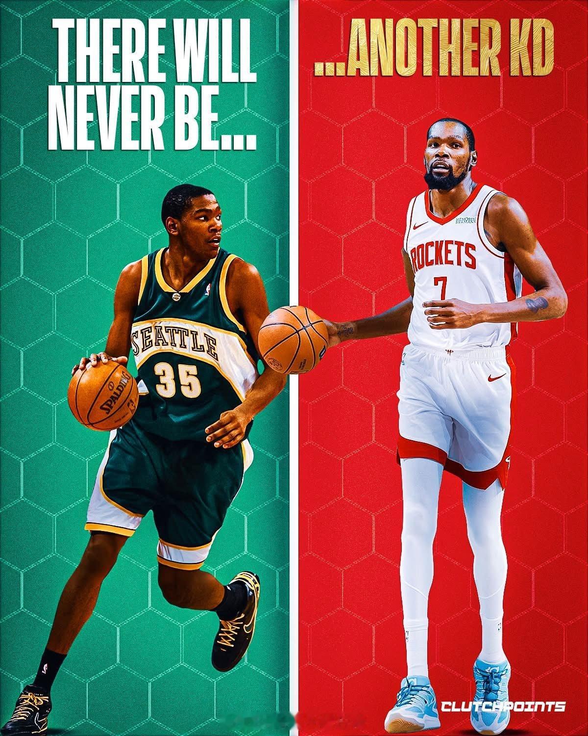 杜兰特真是独一无二的直觉。这种心态。他持球时展现出的绝对杀伤力。奥斯汀·里弗斯说