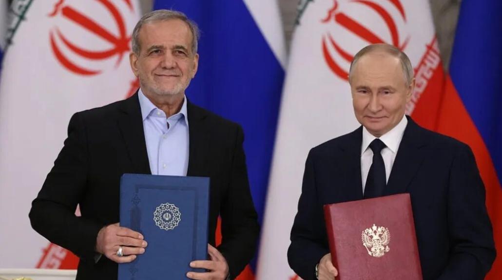 俄罗斯已决定向伊朗提供无人机、防空系统、苏35战斗机，美国提出强烈反对，但俄外长