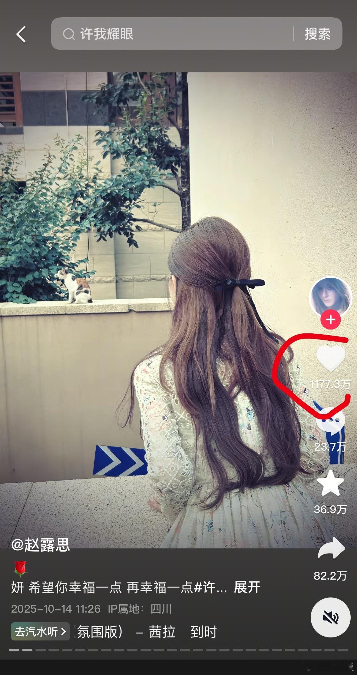 赵露思一个抖的图文视频都能点赞破1000w…​​​