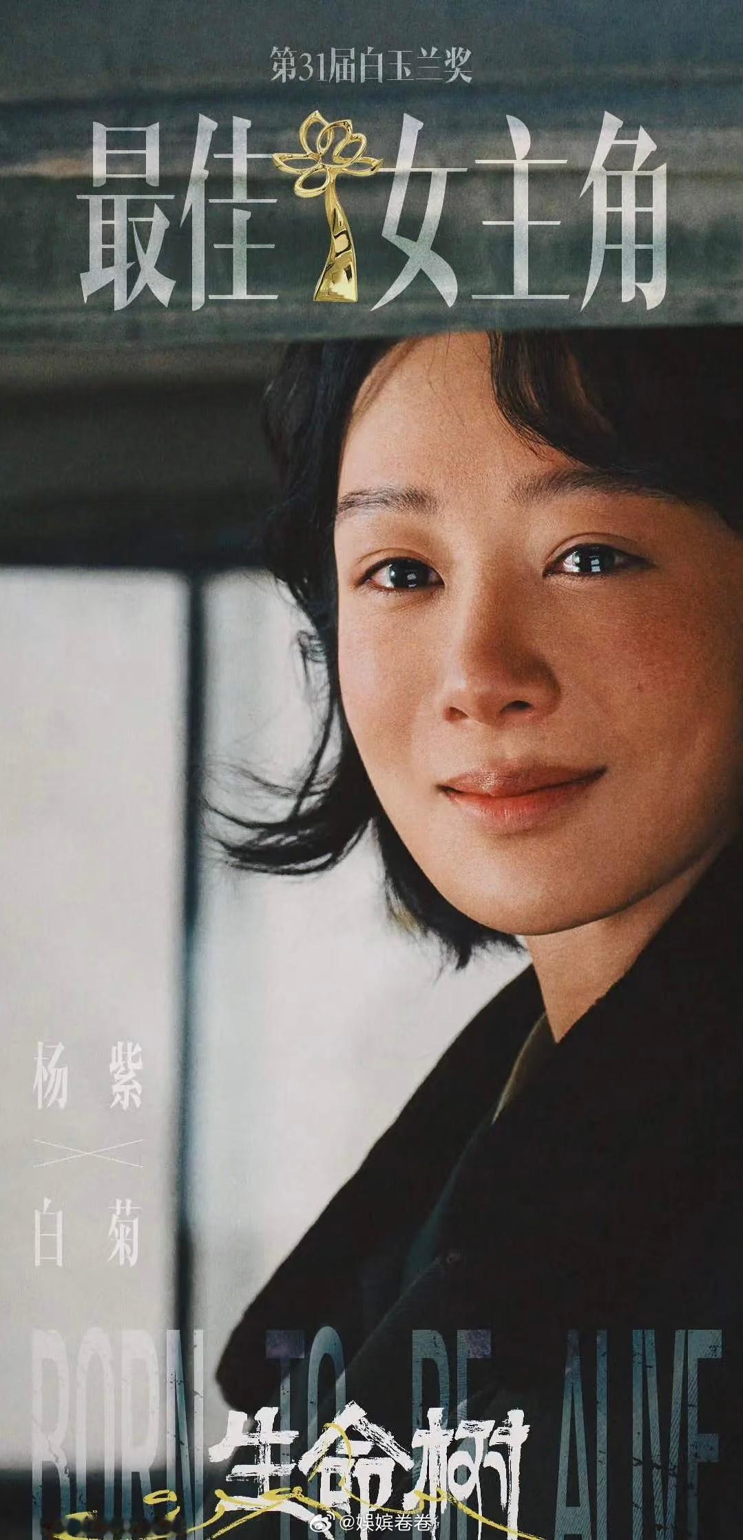 这个生命树夯爆了杨紫《生命树》斩获八项重磅提名强势出圈！剧集入围最佳电视剧，主