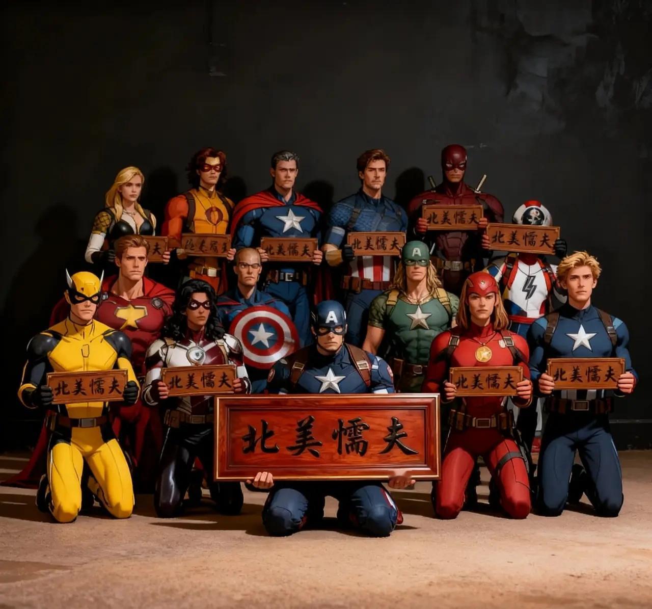 这些漫画人物，都是有超能力的！美国普通人在他们的熏陶下，懂了一个常识，在绝对武