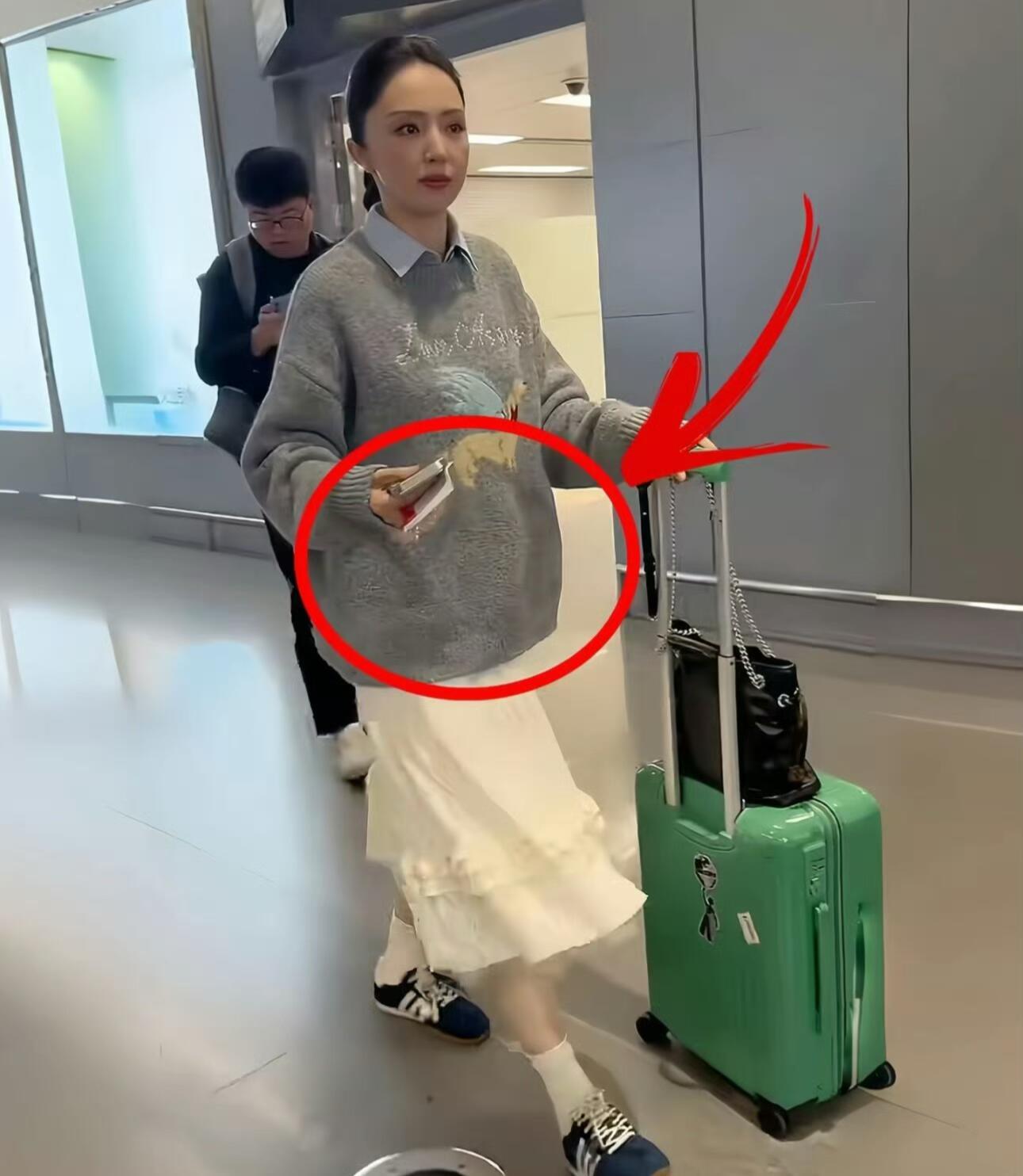 董璇这是怀孕了？小酒窝要有弟弟妹妹了​​​