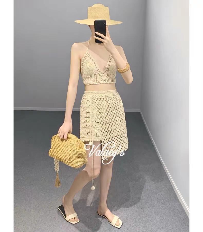 南法之约～～度假风4件套。把普罗旺斯的阳光，织进一针一线里。风穿过针脚的缝隙，带