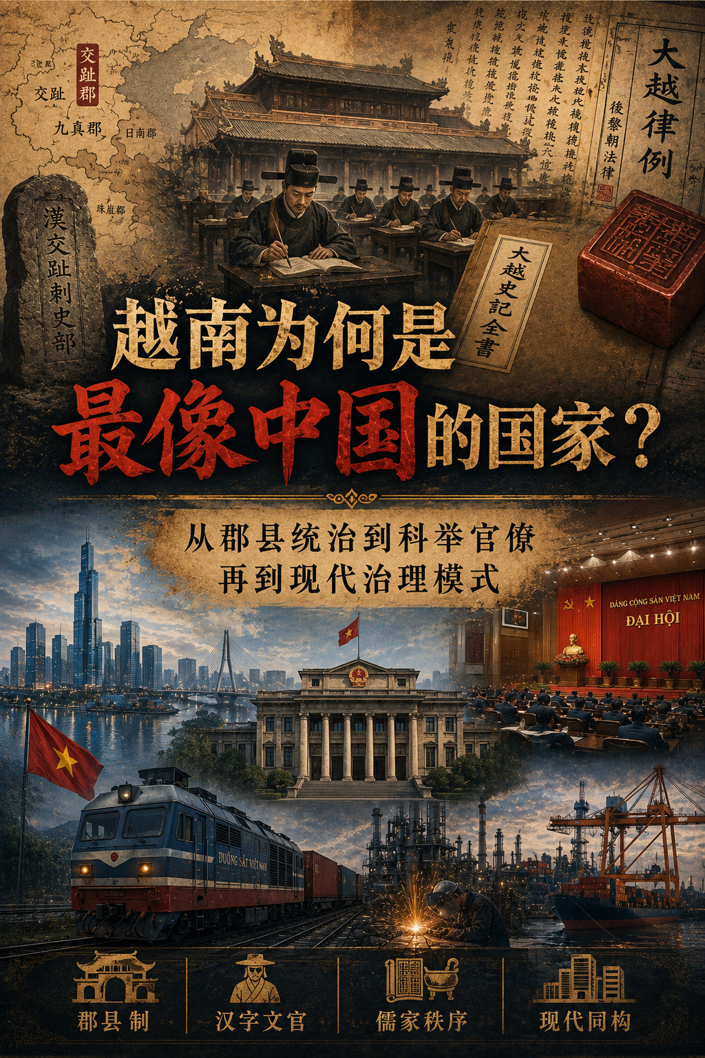 为什么越南是东亚最像中国的国家？Claude对此解答：越南在东亚（更准确说是"汉
