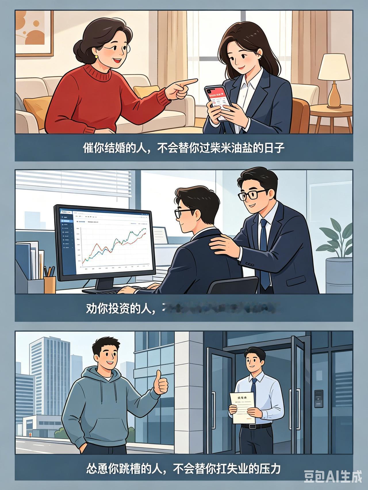那些打着“为你好”旗号的人，从不会替你承担后果这世上许多的悲剧，源头往往不