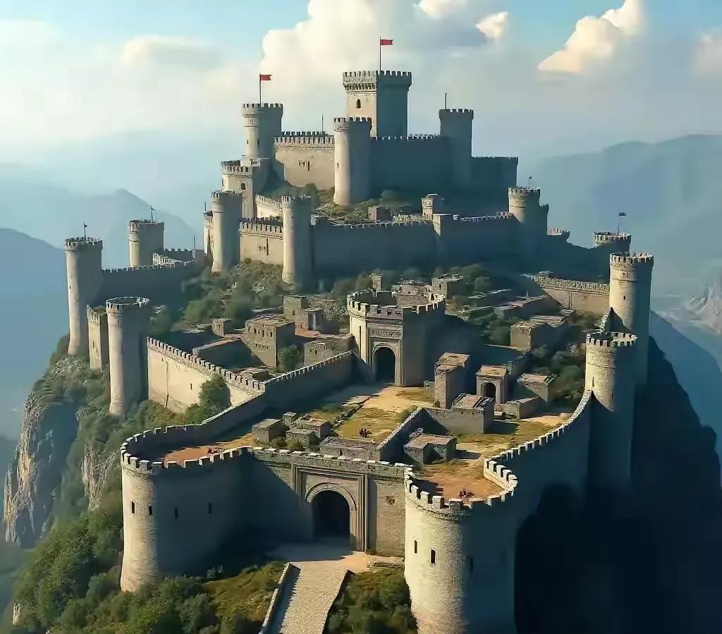 一直好奇古代的首都为什么不建立在山顶上面呢？要是古代的首都像图中这样建在山顶上