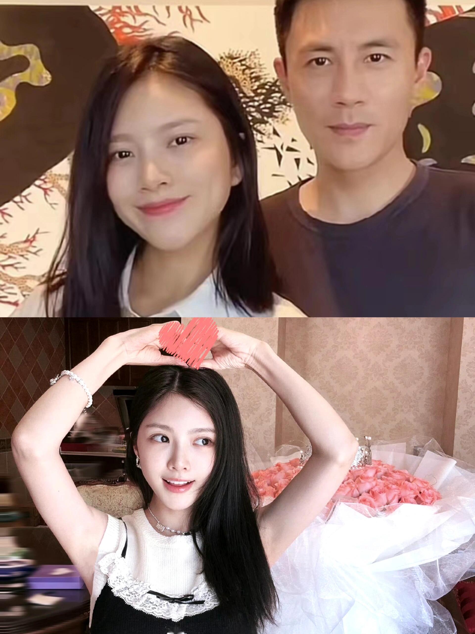 杜淳真是把老婆王灿当成女儿养，其实单看他们的合照也挺像父女的。