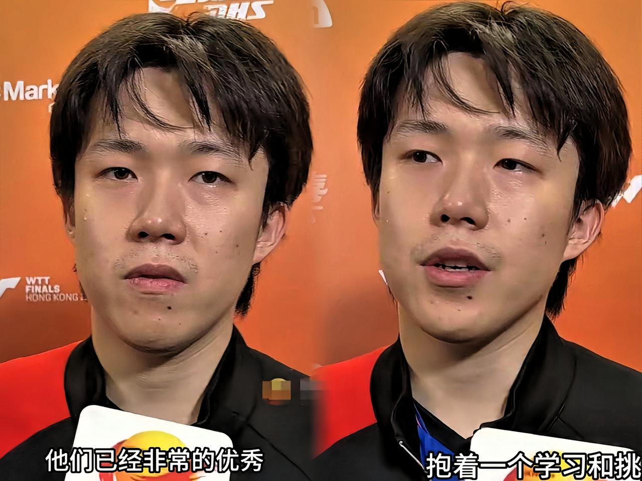 莎头组合今天3比0干脆利落拿下动漫组合！赛后采访里，头哥特别谦虚，一个