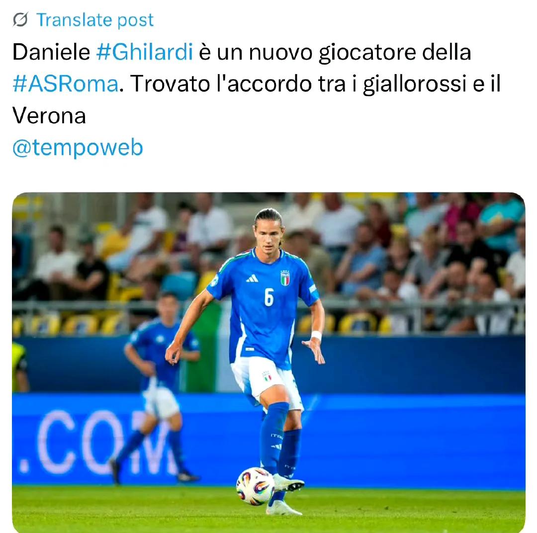🇮🇹不知道罗马这次是办人事还是又不办人事，虽然你拿下吉拉尔迪，但参考巴尔丹