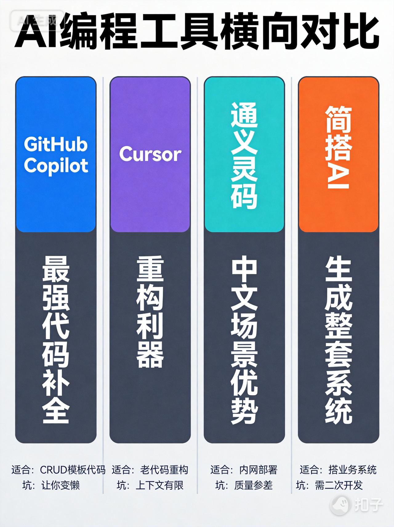 用了半年AI编程工具，说几句得罪人的大实话⚠️最近半年，主流AI编程工具我基