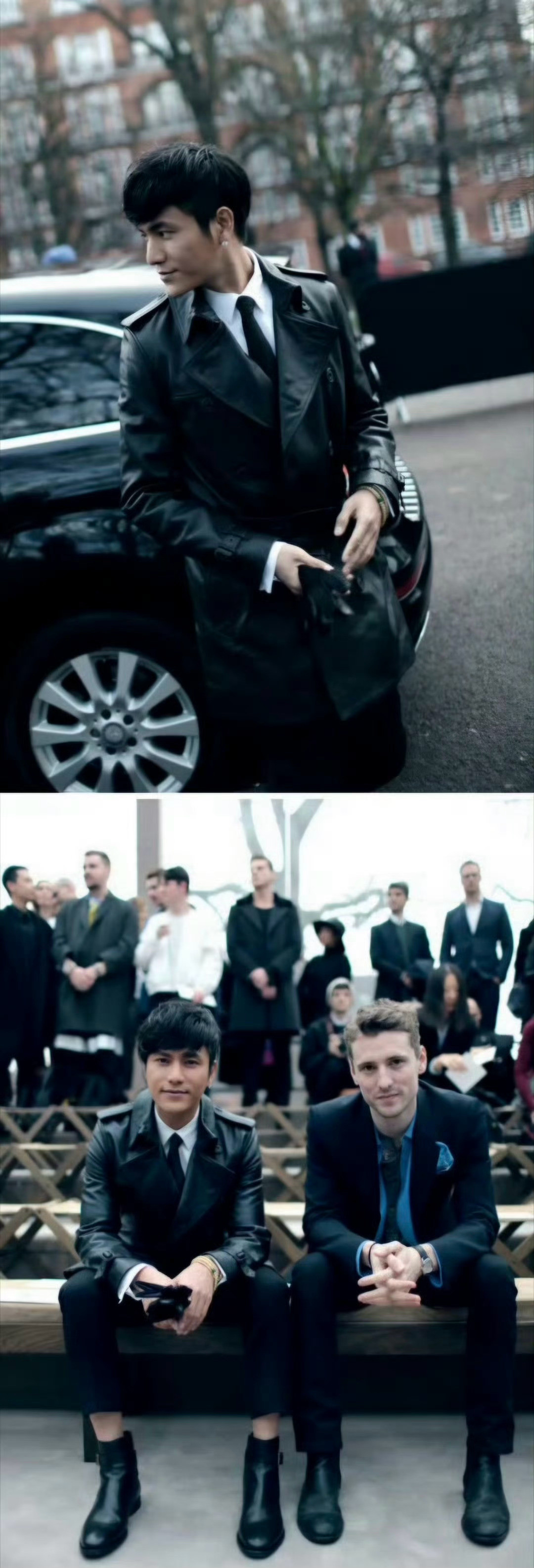 陈坤六战伦敦时装周强的很安心陈坤第六次出席伦敦时装周真品牌宠儿！从2013年开