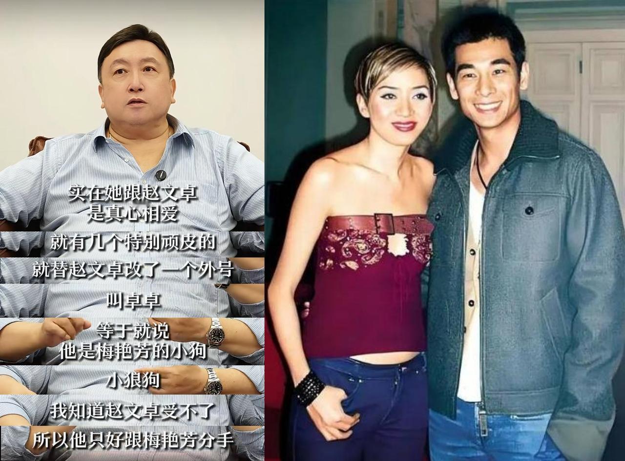 王晶曝赵文卓和梅艳芳分手的真相——王晶回忆说，两人当年是真心相爱，但因为一个误