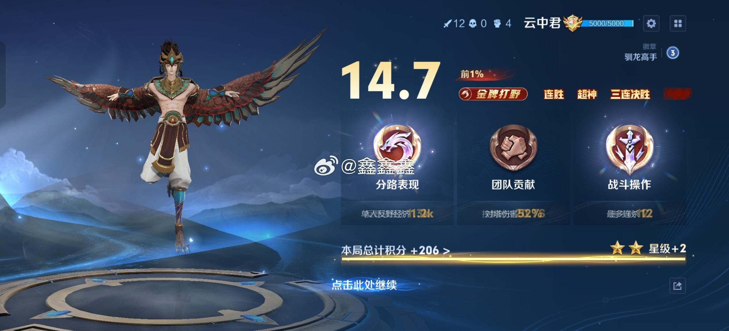 没有排名……继续打野……王者荣耀