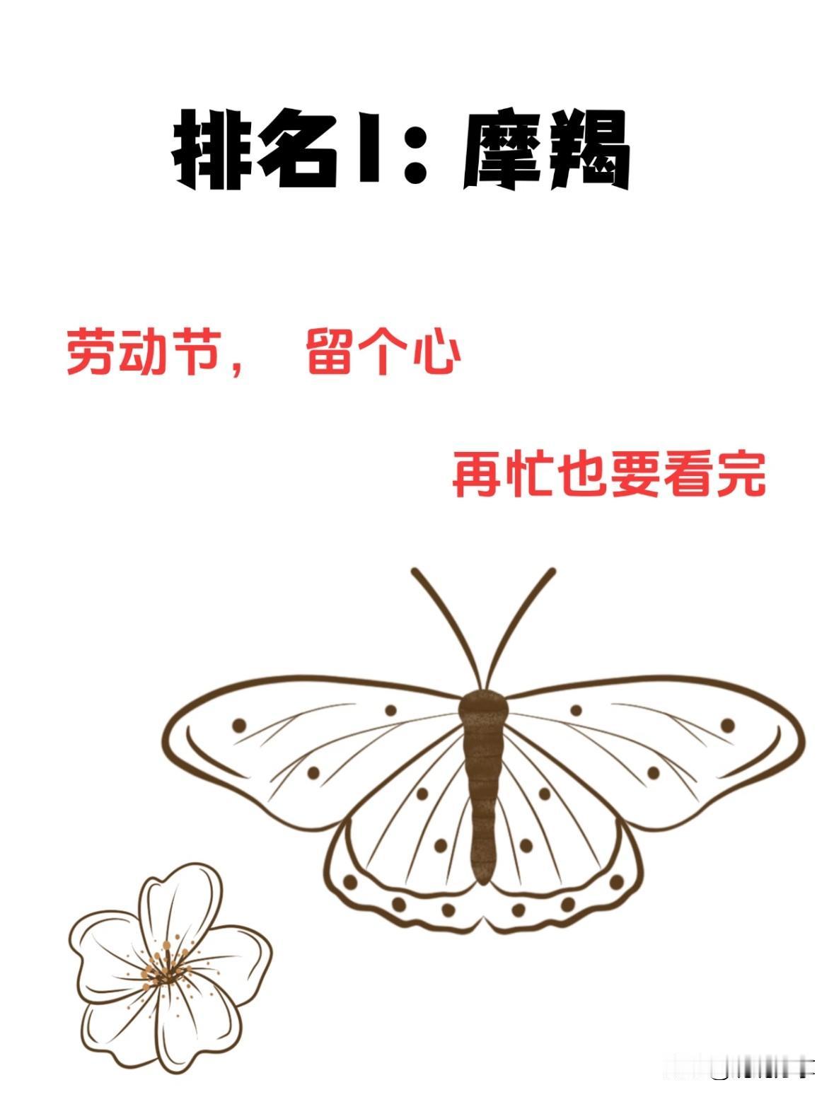 摩羯座♑你要走大运啦！5月2号中午两点以后，你会收到一个终身难忘的好消息，