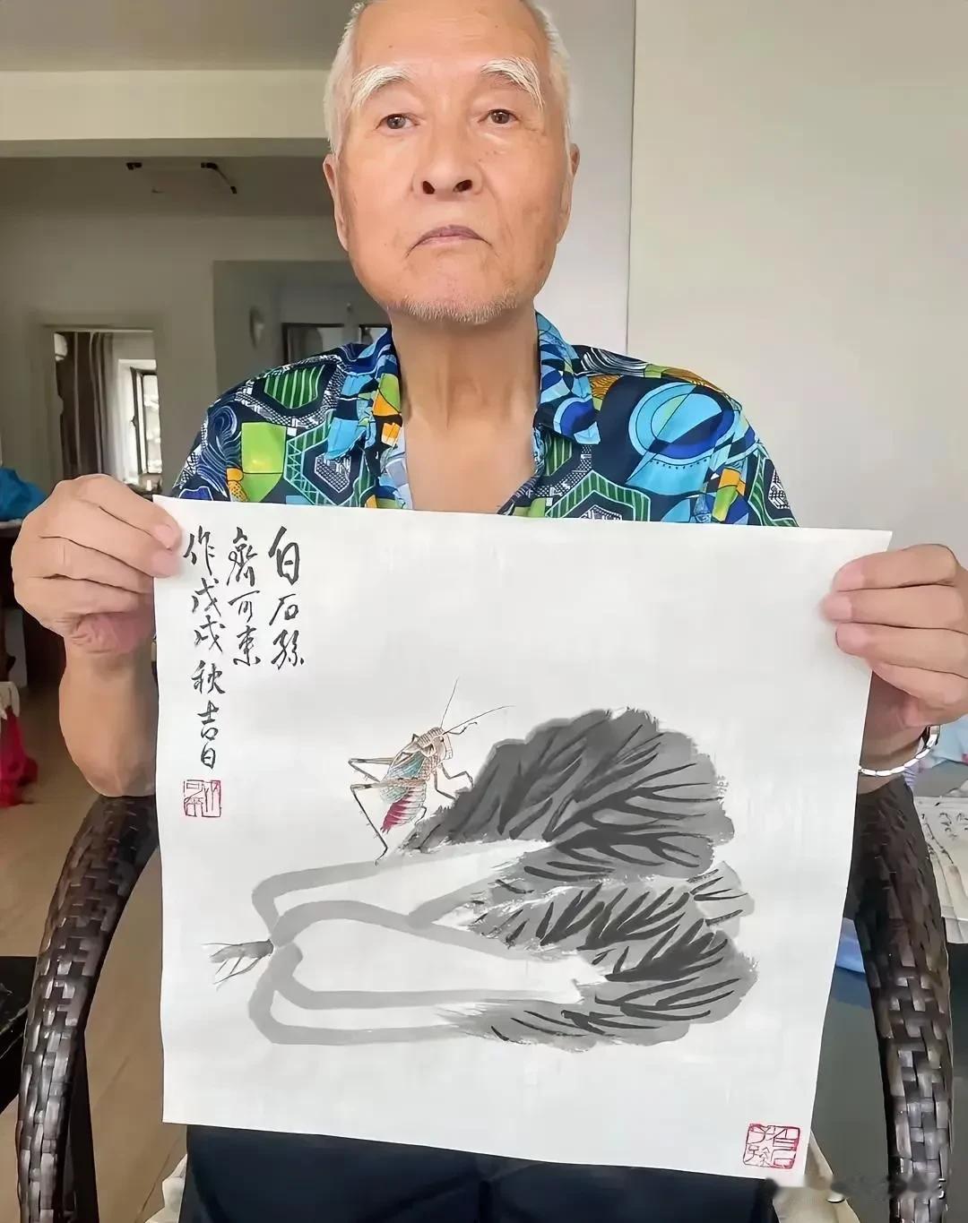 齐白石如果活着看到孙子的画会作何感想呢？齐可来作为白石老人的孙子，传承了齐派