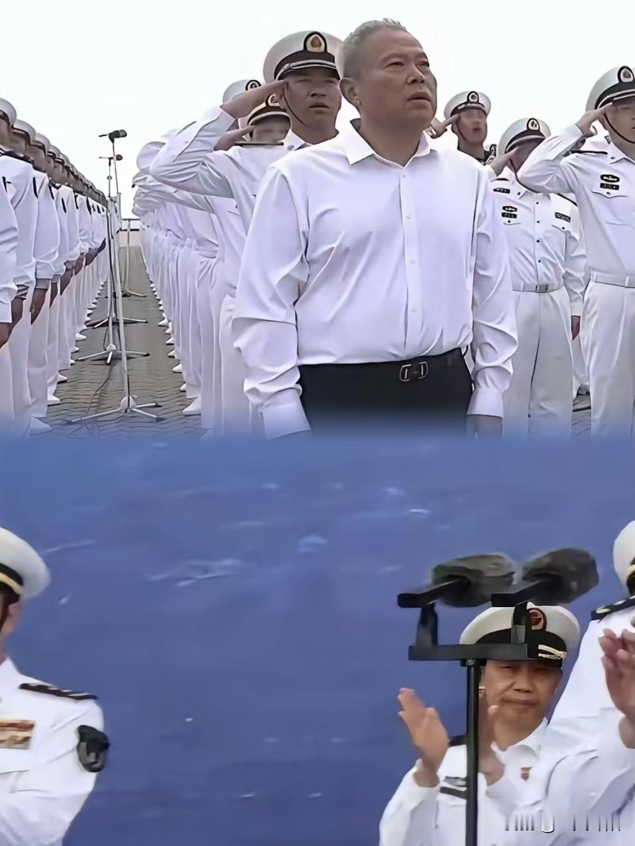 果真和我猜的一样福建舰昨日正式入列，成为东方大国最新一艘航母，现场也来了