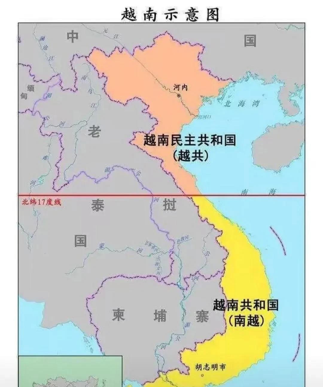 东南亚最大的遗憾就是，让越南南北统一了假如越南也像朝鲜半岛一样，分南越和