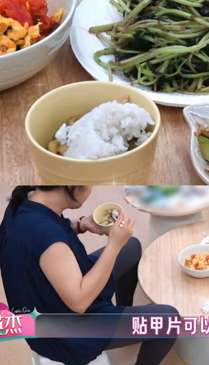 张家齐妈妈那个藏肉的操作，我看了三遍才看懂。给自己盛的饭底下埋着肉，给女儿的就