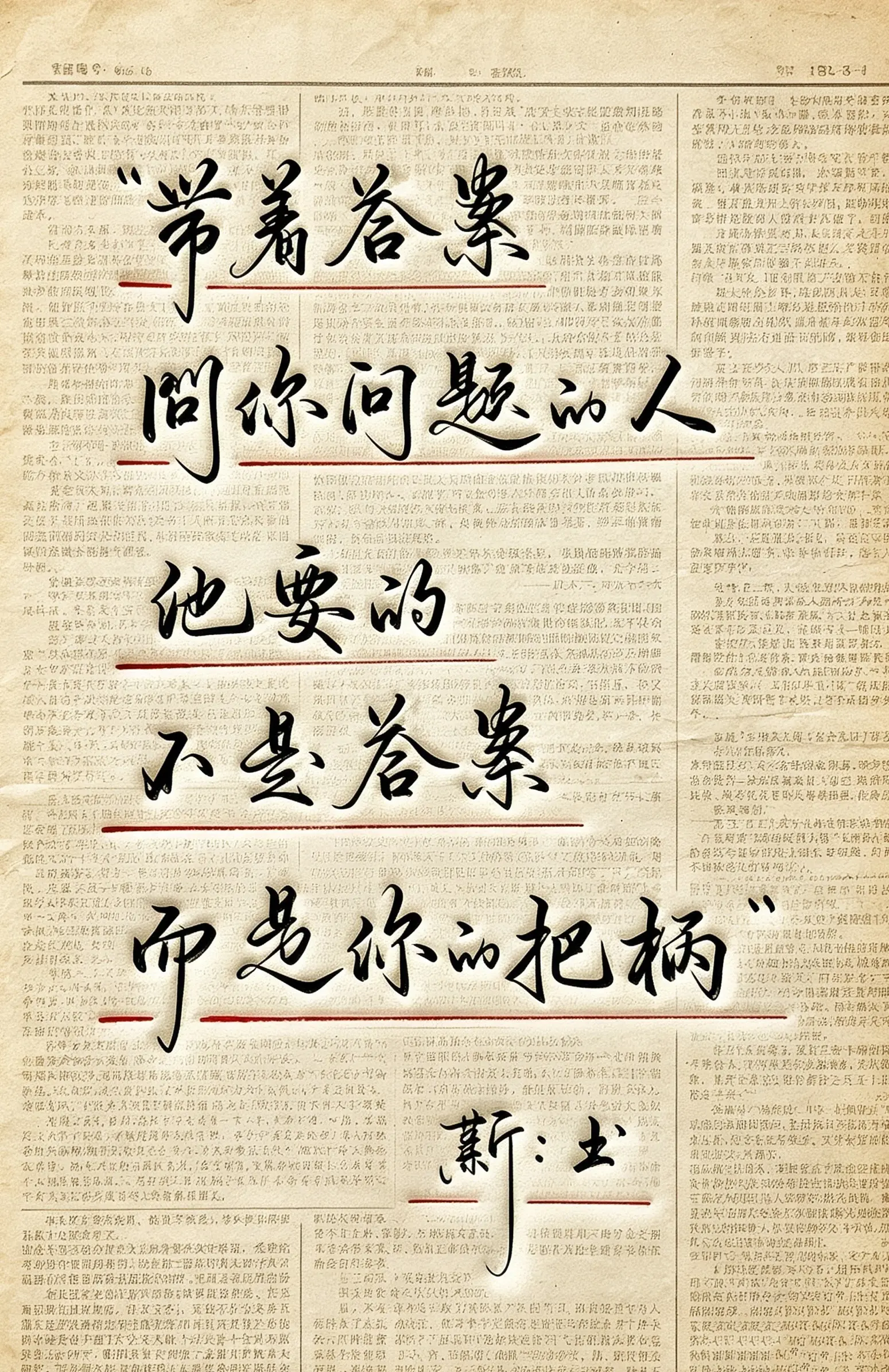 写字是一种生活 感悟