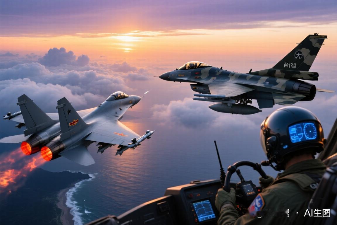 台空军对我军机喊话，我方飞行员为什么用英文说“闭嘴”？近期台海空域常态化巡