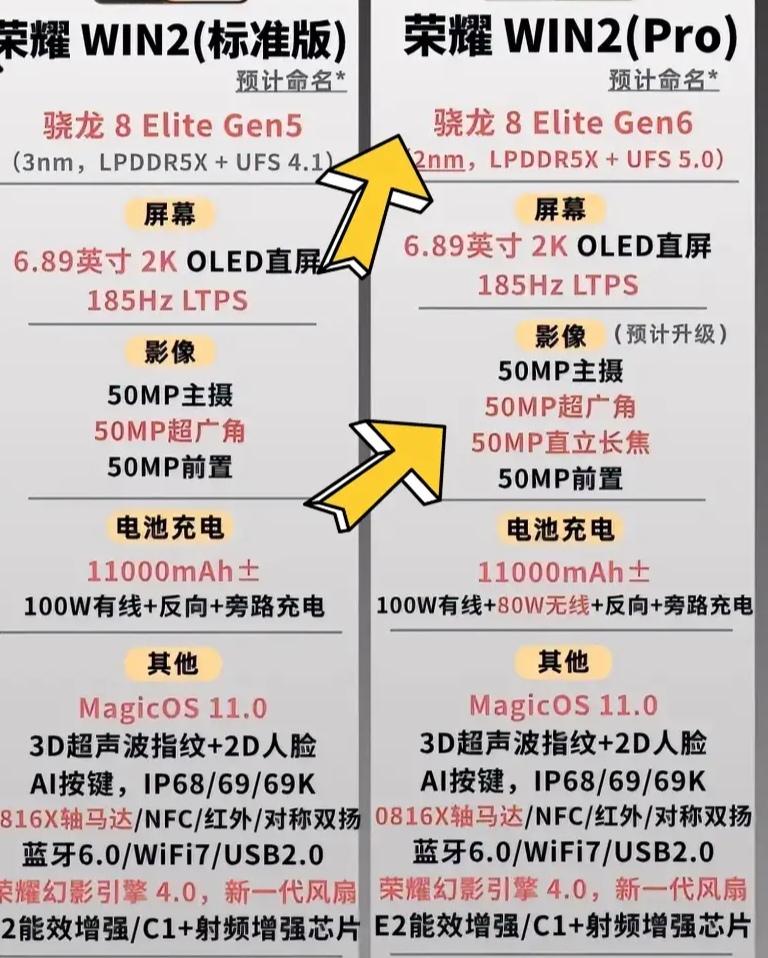 从爆料消息来看，荣耀WIN2系列的标准版和Pro版都很能打，不过Pro版优势更明