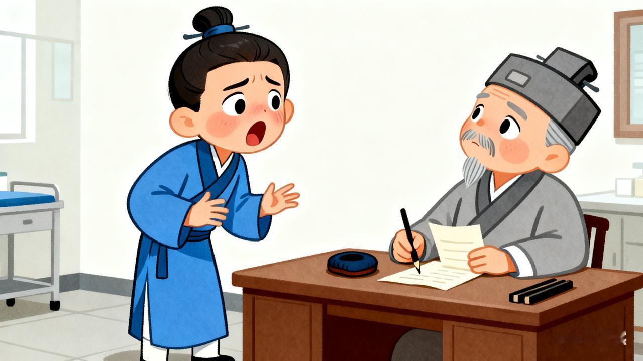 古代笑话有个郎中给书生诊病，搭脉半天皱着眉：“你这脉跳得蹊跷，时