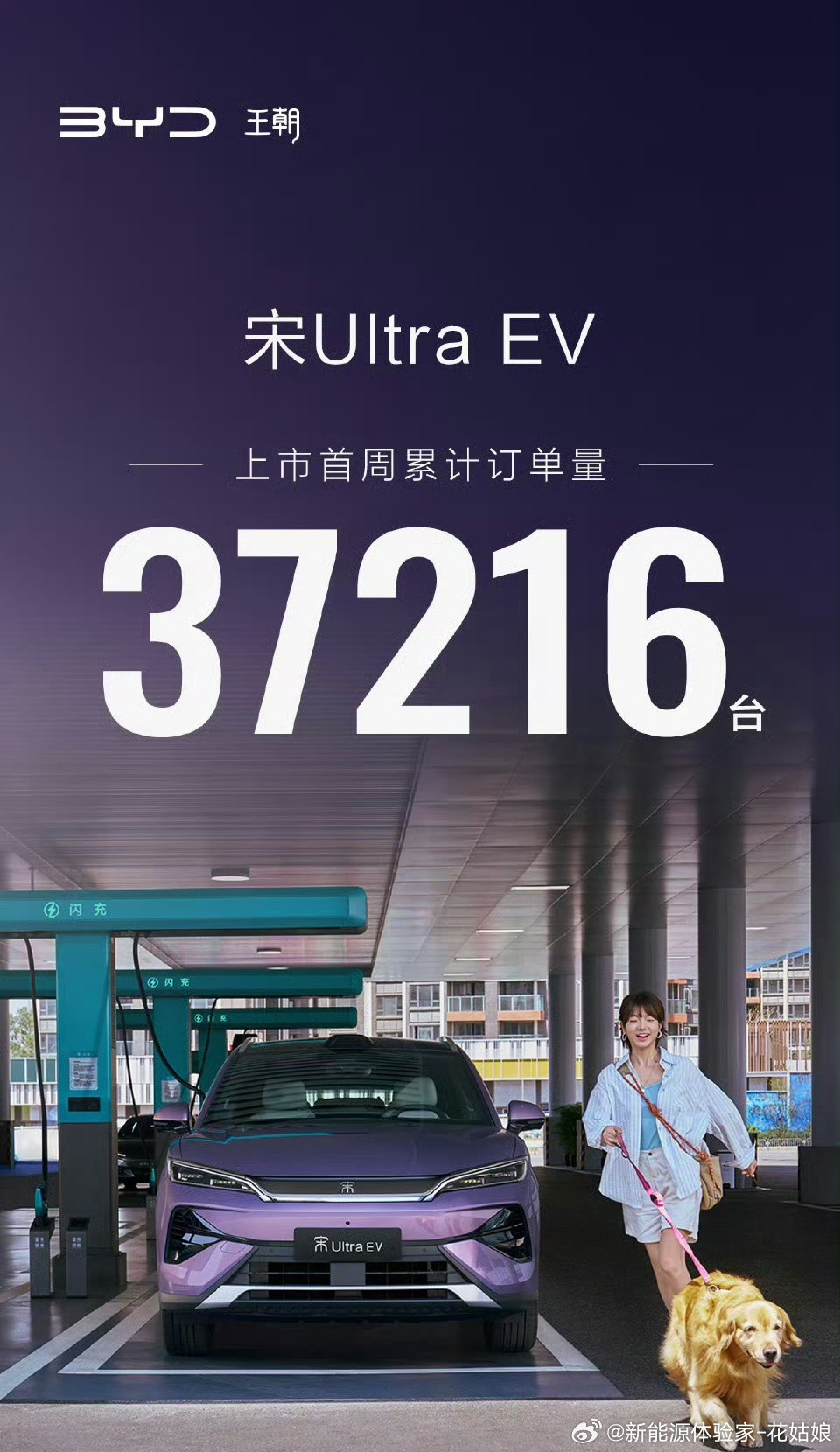 🔥比亚迪宋UltraEV首周订单杀疯了！37216台是什么概念？✅每1.7
