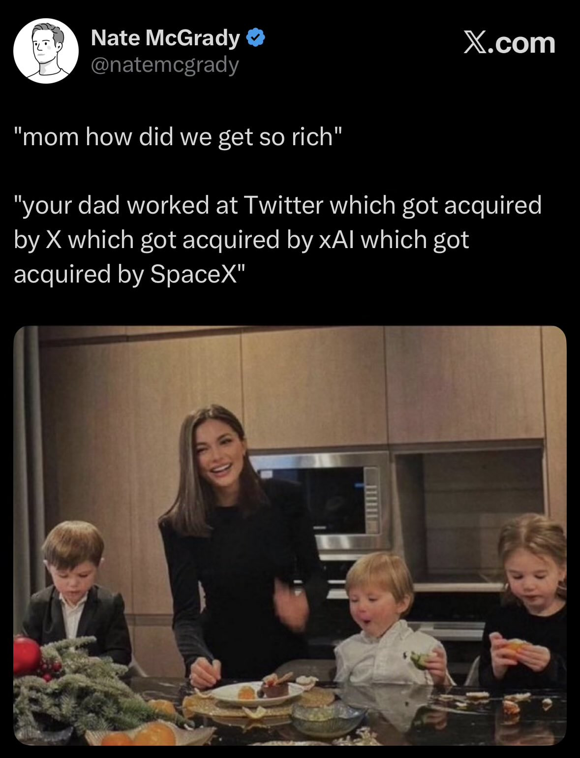 SpaceX马上IPO，这个段子又刷起来了。想转发给谁，想了想我认识的唯一做