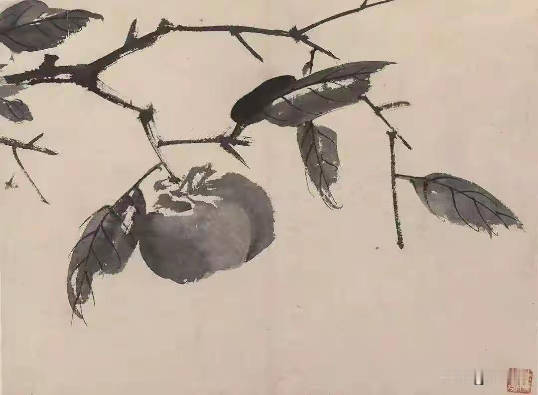花鸟画从元代墨花墨禽，到陈淳、徐渭泼墨，再到清代金石入画。书画同源彻底落实，书法