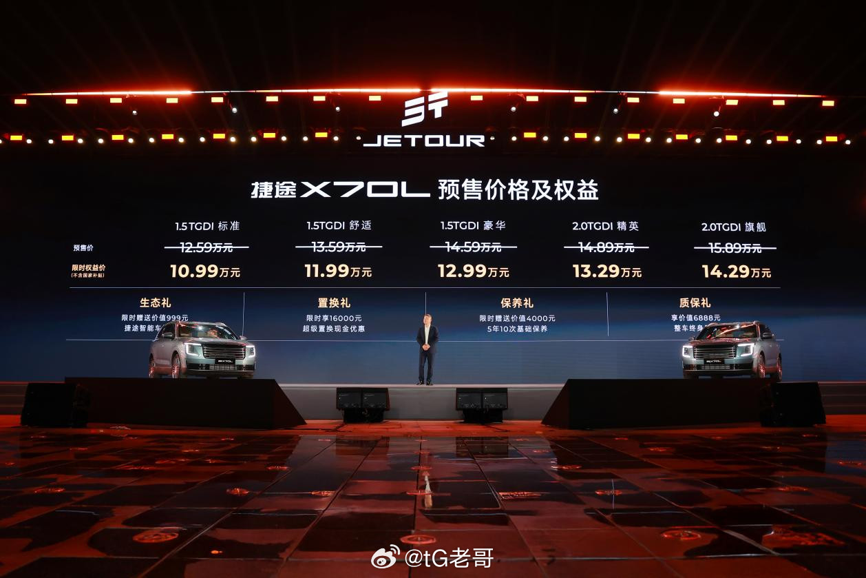 捷途X70预售价格10.99万到14.29万，等正式上市肯定还会便宜，但是我觉得