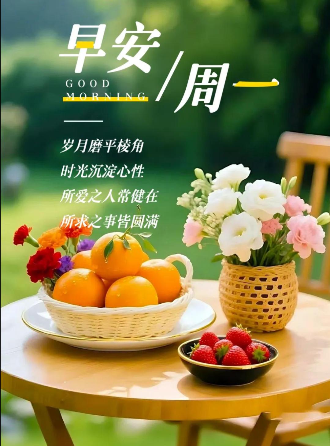 🌞早上好！崭新周一携温柔而来，怀揣好心情奔赴日常，保持自己的步调，做自己想做的