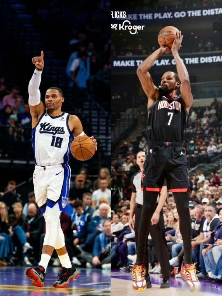 差距一目了然！杜兰特跟威少今天的表现完全不在一个档次！​杜兰特：37岁，出场