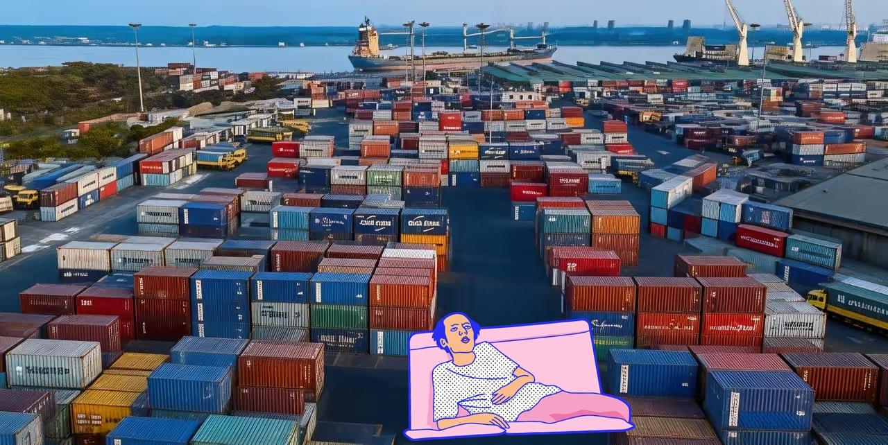 吉大港彻底停了，工人不干活了，船全堵在海上。今天是2月6号，吉大港从早上八点开