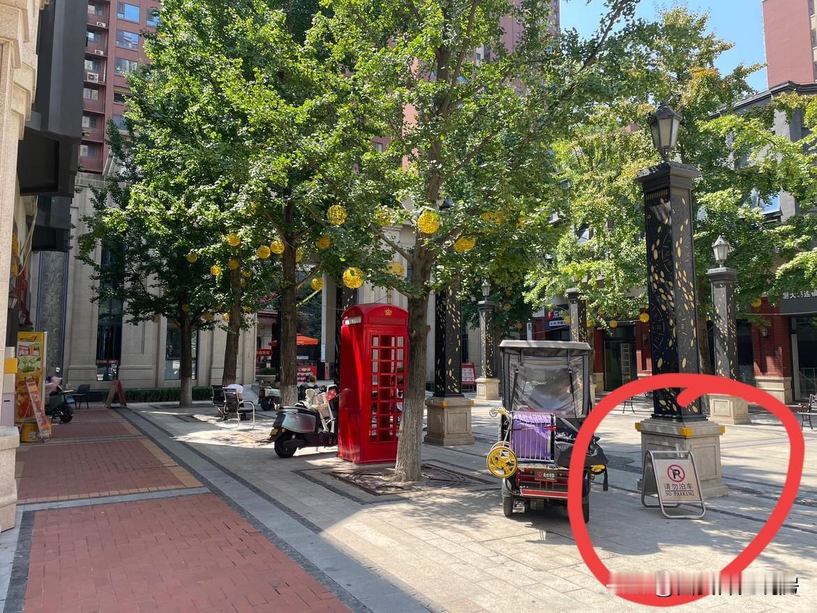 现在的人都是瞎子吗？这四个字是不认识吗？小区门口全是乱停的电动车，挪开了还过来找