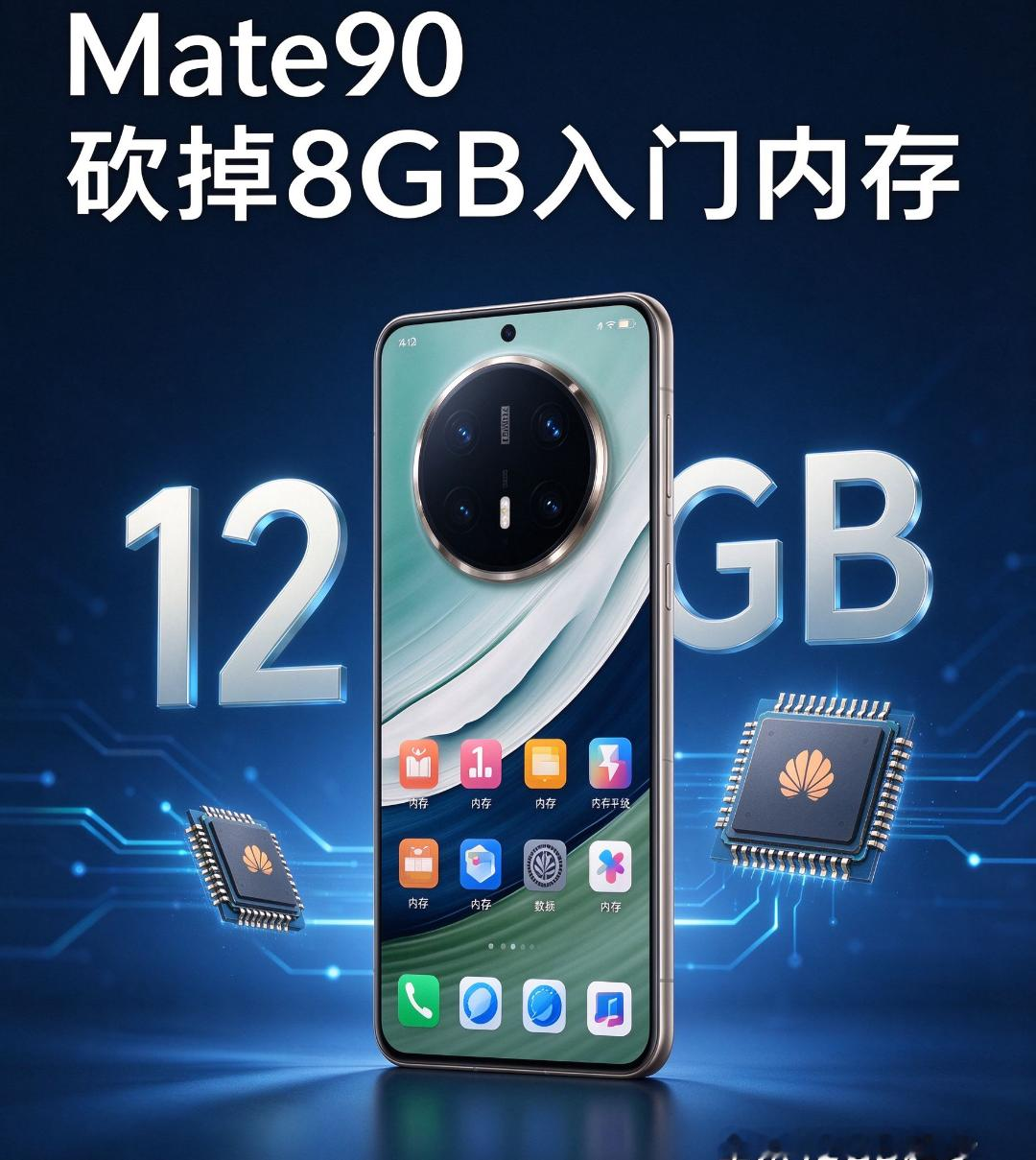Mate90这波操作，把我看懵了！做了20年数码内容，华为这次Mate90的内存策略，是我真没料到的