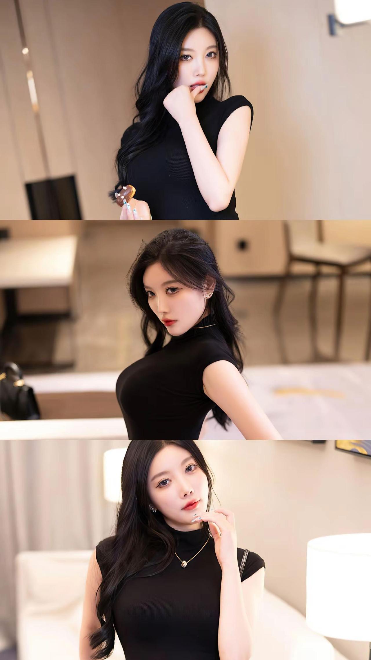 美女女神ootd穿搭