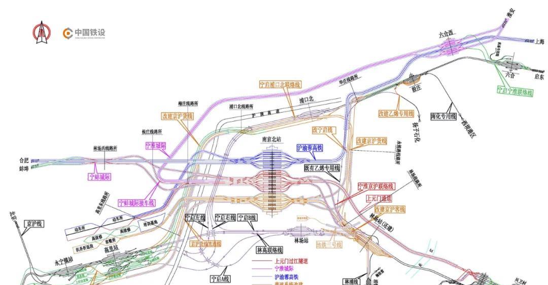 近日，伴随着南京北站普速场岔区最后一车混凝土泵送入模由中国铁设勘察设计的南京枢纽