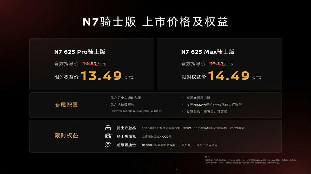 N6&N7骑士版有点帅啊，小Nismo的感觉来了运动元素很多～传承GT-R赛道基