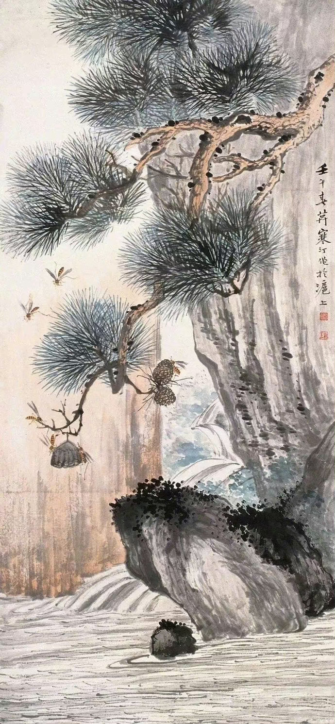 “惜余春·急雨收春。”贺铸｜宋代急雨收春，斜风约水。浮红涨绿鱼文起。年年游子惜余
