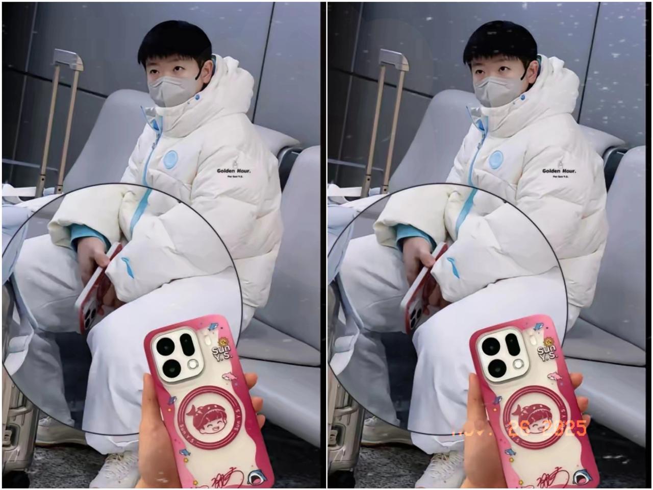 好可爱啊！​孙颖莎手机壳竟然是她自己，​网友纷纷调侃说OPPO手机壳加工厂估