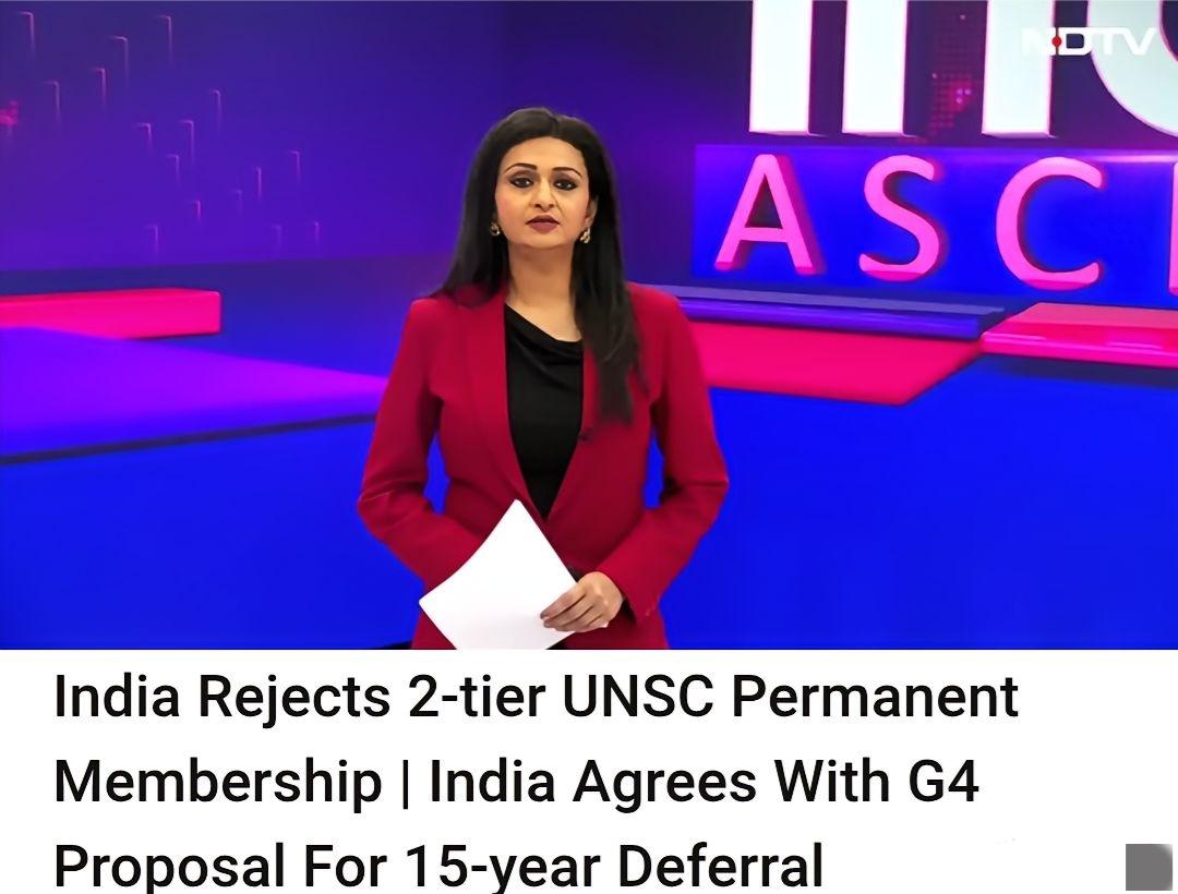 印媒体4月18日报道，印度拒绝了联合国“双层”改革方案，要求获得安理会常任理事国