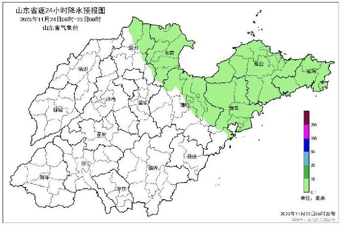 山东最新天气预报！未来三天全省天气预报23日白天到夜间，全省天气晴间多云