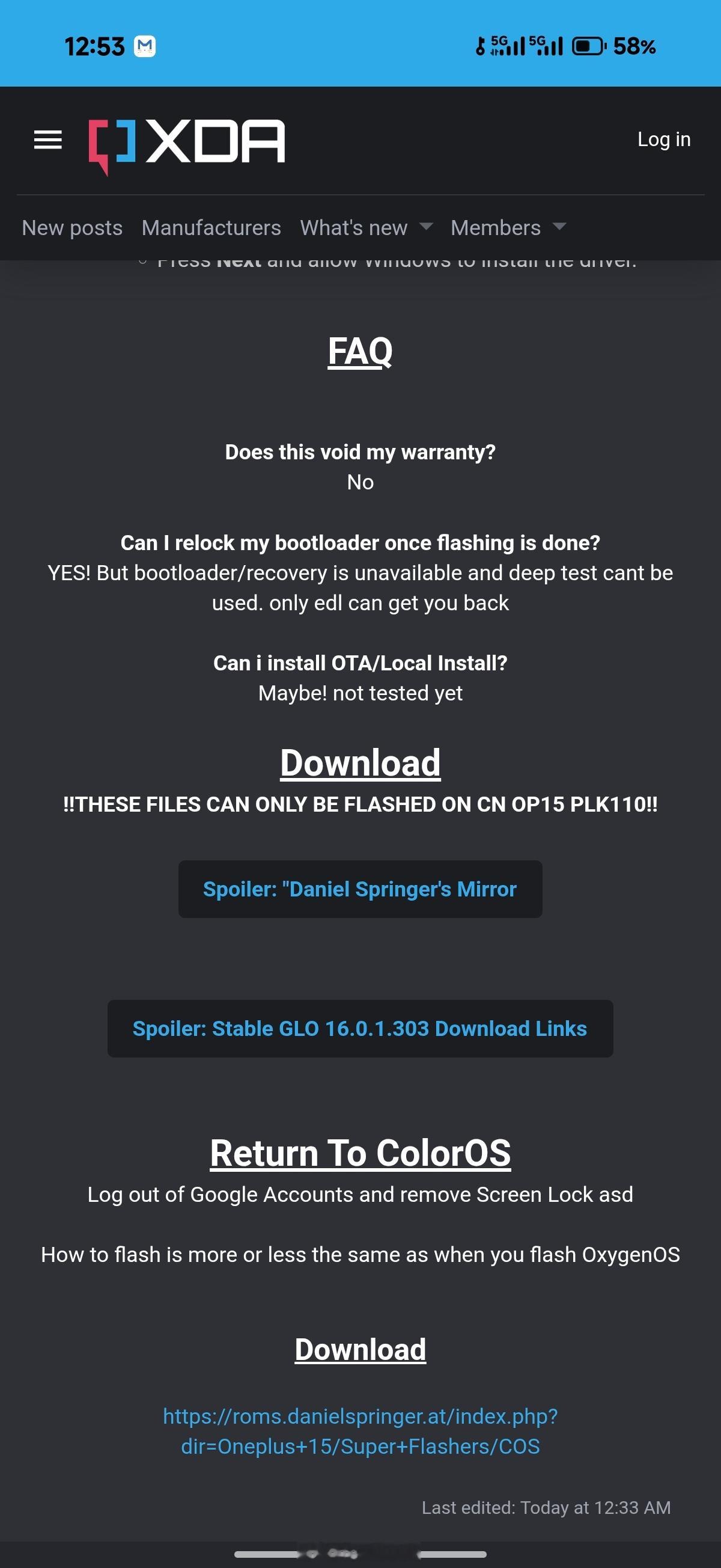 卧槽？一觉起来一加15的国际版OxygenOS来了马上起床，准备刷机