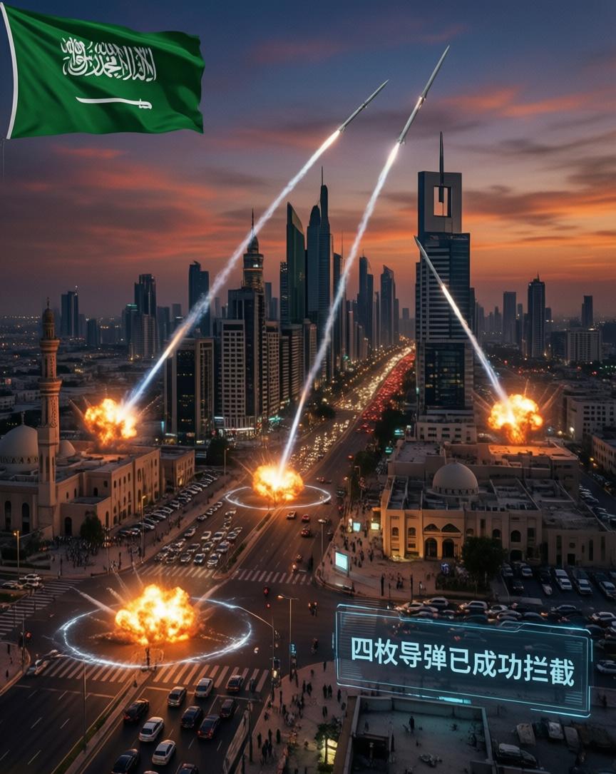 3月19号晚上，利雅得上空炸了几声。不是节日烟花，是弹道导弹。沙特国防部随后