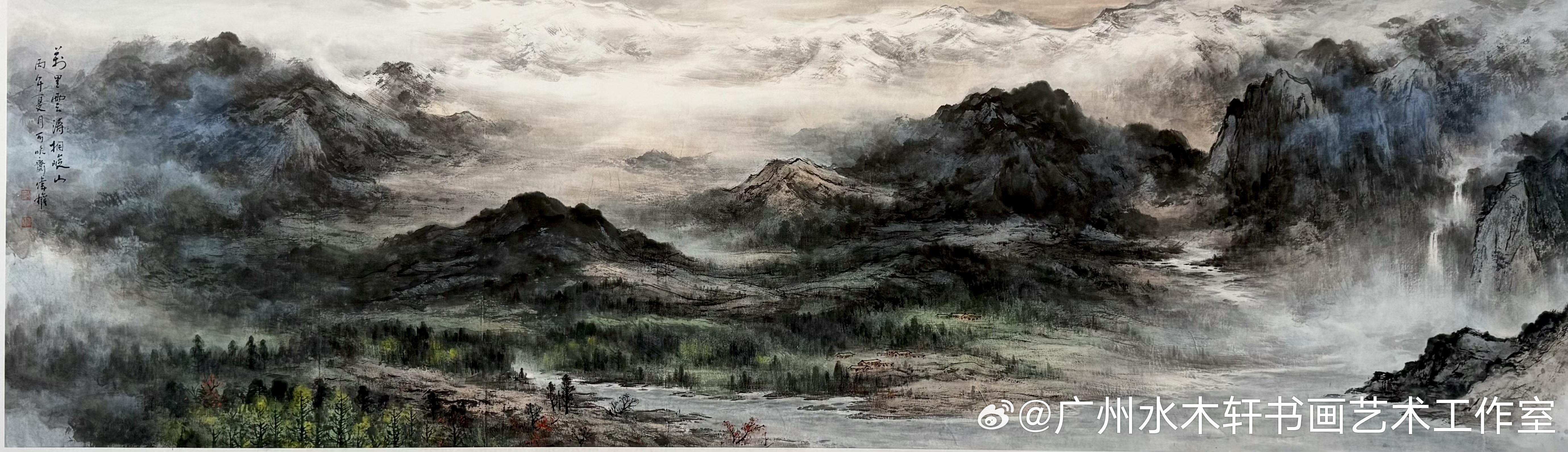 林伟权老师山水画作品欣赏。