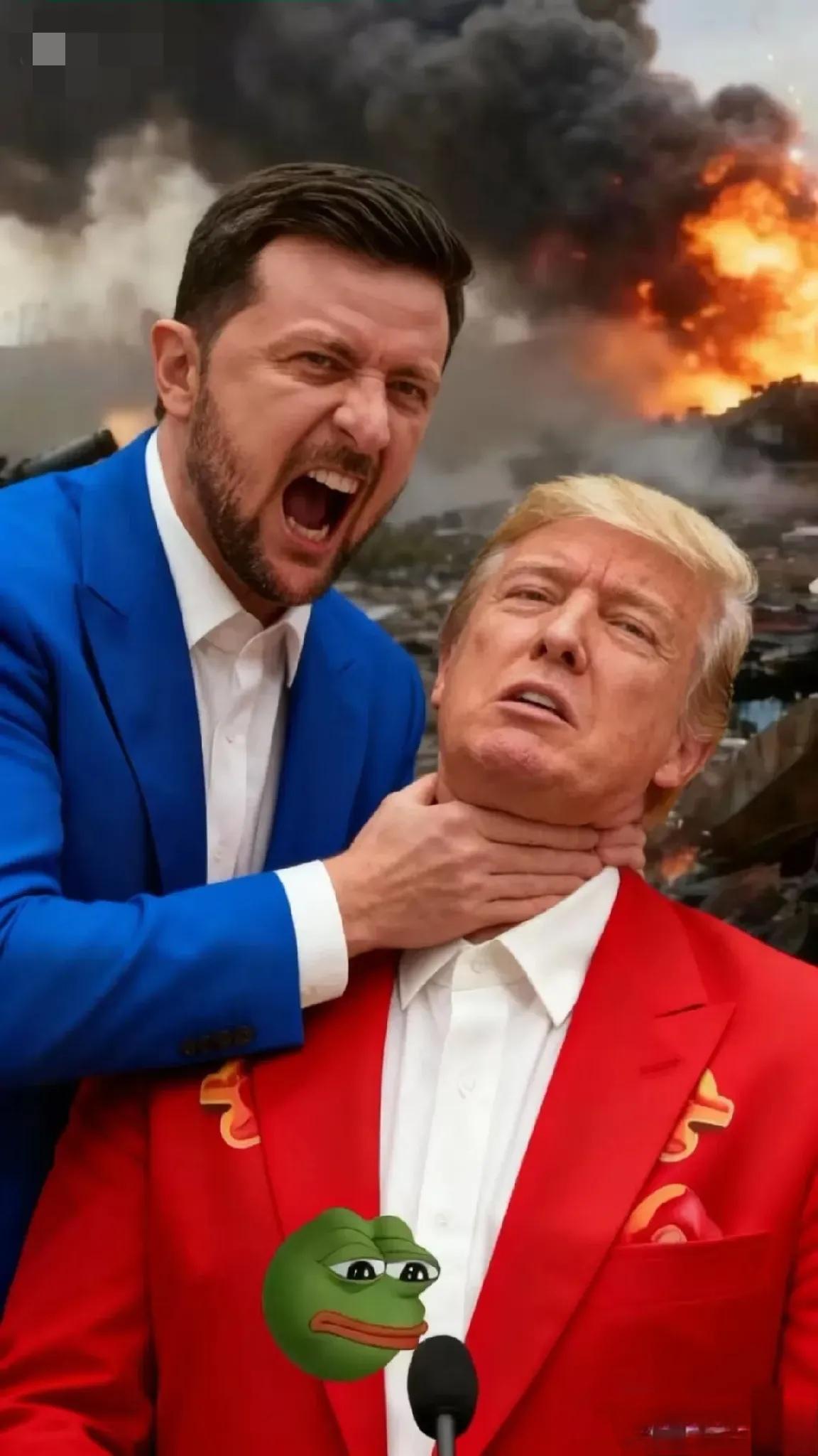 特朗普：没有我批准泽连斯基一无所有！12月27日，美国总统特朗普在接受采访时